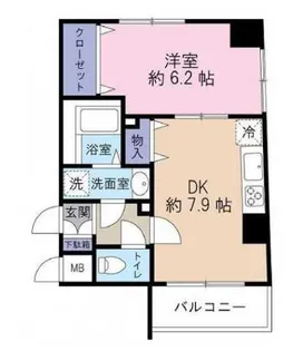 VIDA文京関口【4階】の間取り