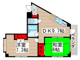 青木ビル【5階】の間取り