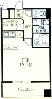 オパールマンション【4階】の間取り