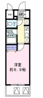 N’sコート139REX新橋【7階】の間取り
