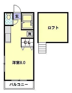 ドリームハイツM【2階】の間取り