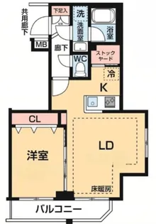 ARCOBALENO UMEYASHIKI【2階】の間取り
