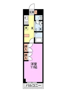 第13新英マンション【4階】の間取り