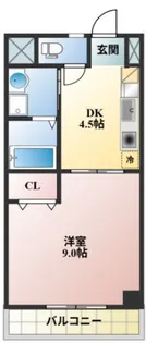 コザックス【5階】の間取り