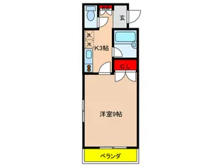 アヴニール祇園【3階】の間取り