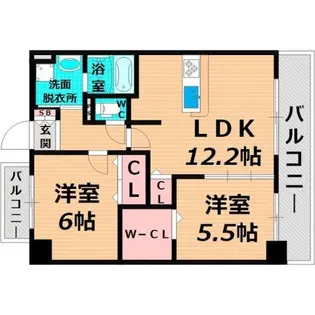 アルバグランデ【4階】の間取り