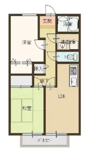 メゾンエイワ【2階】の間取り