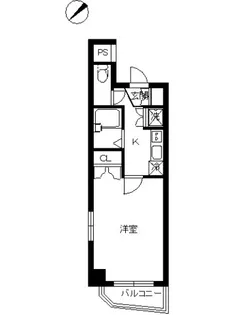 スカイコート両国第2【8階】の間取り