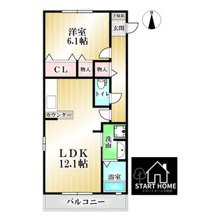 フォルテシモ【1階】の間取り