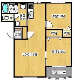 ロシエール【2階】の間取り