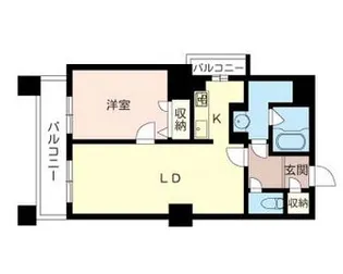 パティオ高田馬場【2階】の間取り