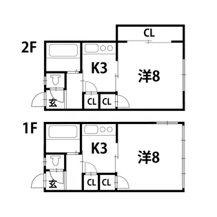 大矢ハイツ【1階】の間取り