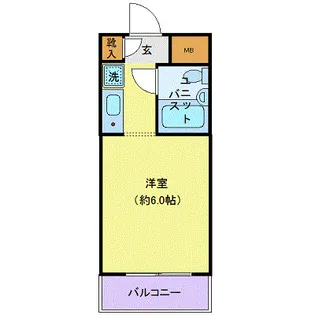 トーシンフェニックスマンション阿佐ヶ谷【1階】の間取り
