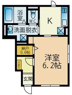 FERIO KAJIGAYA【1階】の間取り