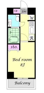 ベル・エスパス【5階】の間取り