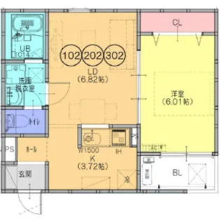 F+style柏原上市【1階】の間取り