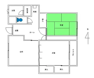 ラ・ベル・メゾン【1階】の間取り