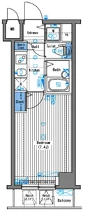 グランド ガーラ三田【7階】の間取り