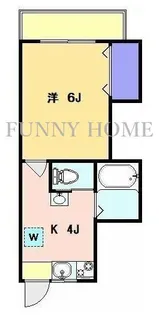 第五日向ハイツ【2階】の間取り