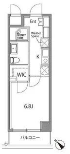 カスタリア中目黒【2階】の間取り