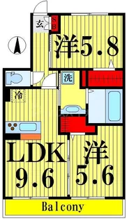 エトワール【3階】の間取り