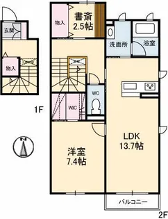 Fortuna【2階】の間取り