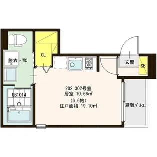 アルソーレ小岩【3階】の間取り