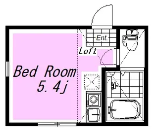ユナイトビー【2階】の間取り