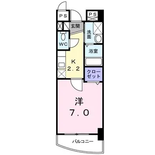 東峰マンション【1階】の間取り