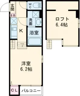 柴原パレス【1階】の間取り