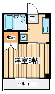 ラスタープレイス2【4階】の間取り