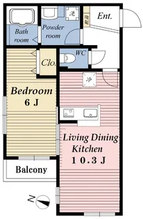 Park Drive Court【2階】の間取り