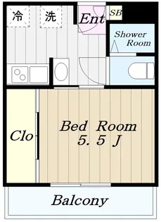 ベルストーク1【7階】の間取り