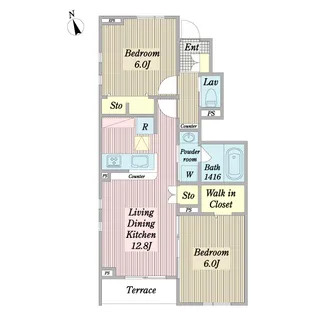 LUMIAS【1階】の間取り