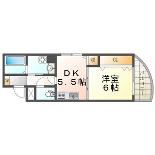 ブルーラグーン【3階】の間取り