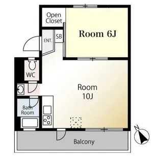 越谷団地【1階】の間取り