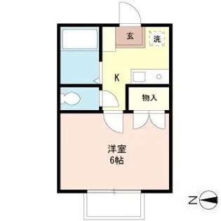 メイプル【2階】の間取り