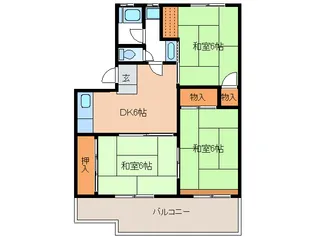 大神ビル【5階】の間取り