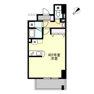 ティー&エフ カンナイ ビルディング【4階】の間取り