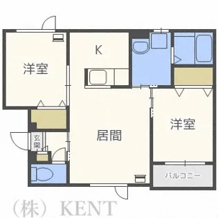 アストリア八軒【3階】の間取り