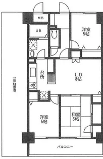 M PARTIII日暮ビル【7階】の間取り