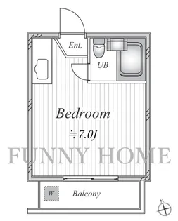 メゾン・ド・リベラル【7階】の間取り