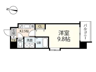 双葉ヒルズ海老園【8階】の間取り
