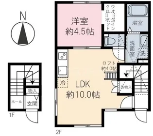 luce del soleの間取り