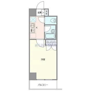 BluRock秋葉原【6階】の間取り