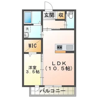 ウエストコートII【2階】の間取り