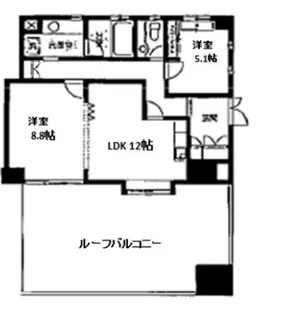 CITYSPIRE横浜和田町【2階】の間取り