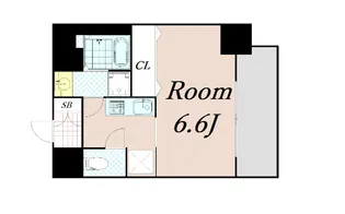 Luxe海老江II【8階】の間取り