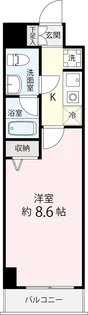 ミェーレ船橋【4階】の間取り