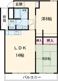 丸田ハイツ【1階】の間取り